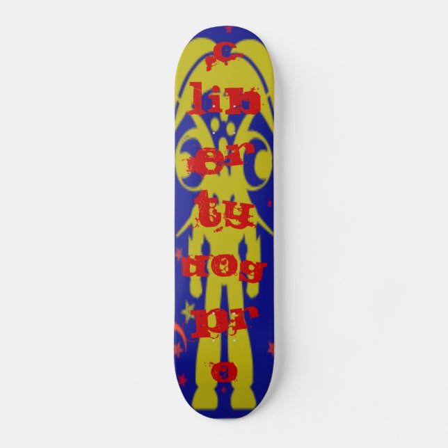 SHREDDER PRO PREMIUM RAUTE MONSTER SKATEBOARD (Vorderseite)