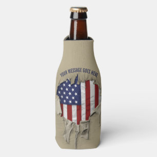 Shredder, Ripped and Torf American Flag Flasche Co Flaschenkühler