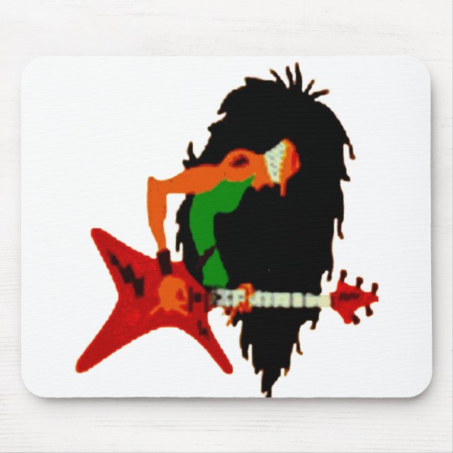 Shredder's Speed Pad: Rock Guitarist Mouse Pad Mousepad (Vorne)