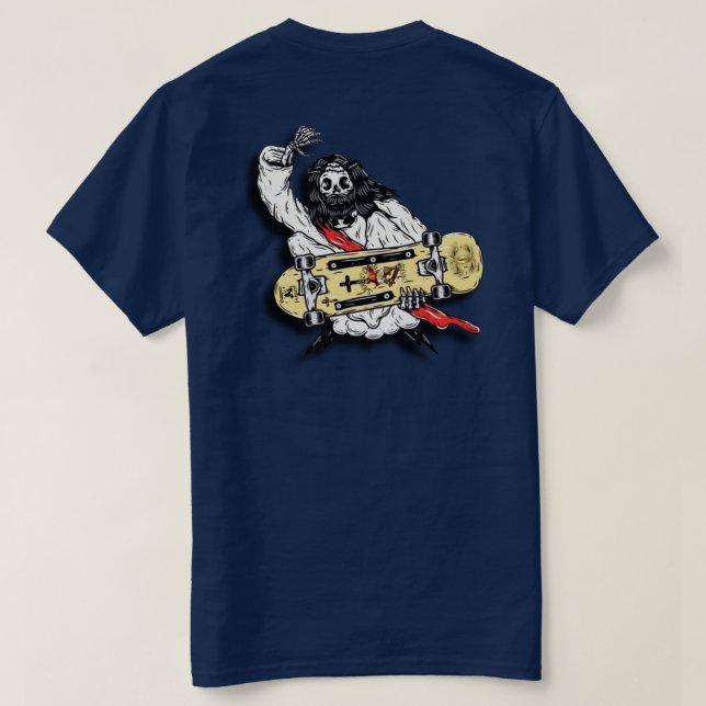 "Shredding für CHRISTUS" T-Shirt (Design Rückseite)