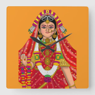 Shree Radha Wanduhr