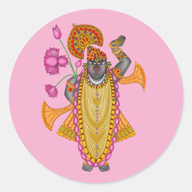 Shreenath Ji Stickers  (Devant)