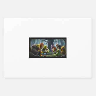 Shrek 5 Geschenkpapier - Funny : Pack von 3