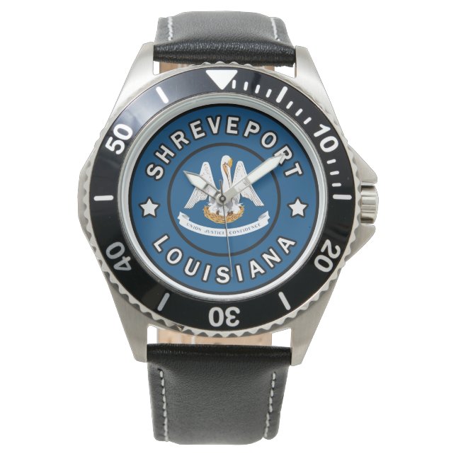Shrepport Louisiana Armbanduhr (Vorderseite)