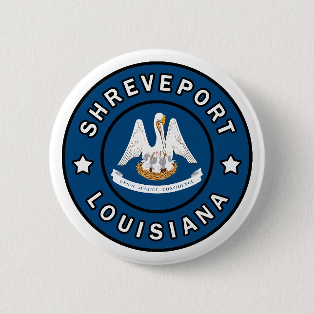 Shrepport Louisiana Button (Vorderseite)