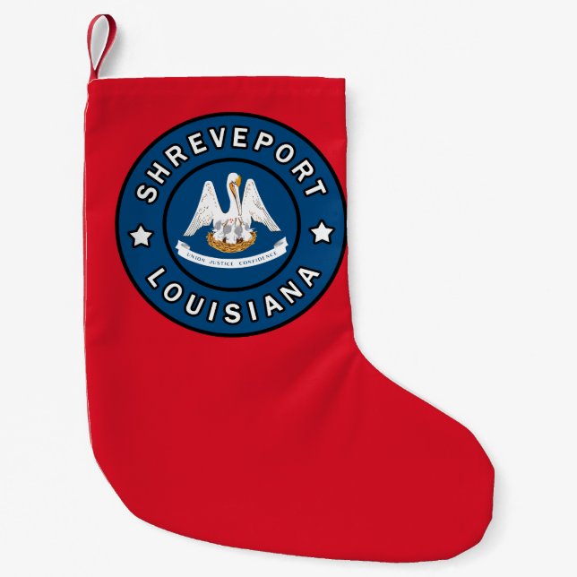 Shrepport Louisiana Kleiner Weihnachtsstrumpf (Vorderseite)