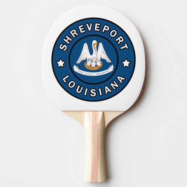 Shrepport Louisiana Tischtennis Schläger (Vorderseite)