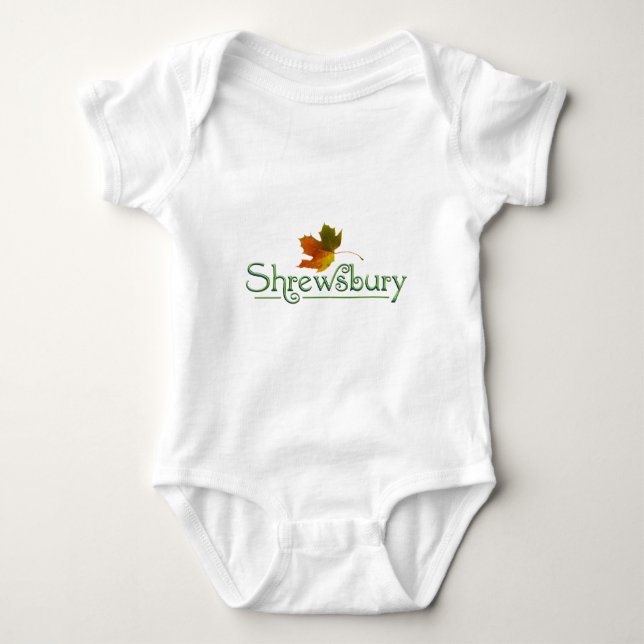 Shrewsbury Logos Baby Strampler (Vorderseite)