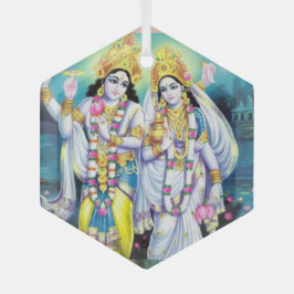 Shri Hari Vishnu Ornament Aus Glas