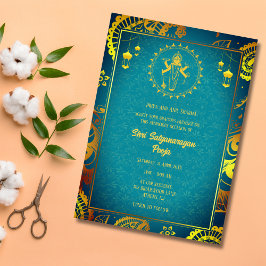 Shri Satyanarayan Pooja Hindu Einladung