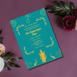 Shri Satyanarayan Pooja Hindu Einladung