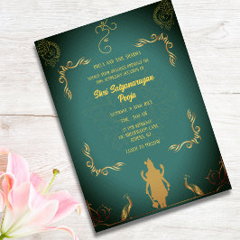 Shri Satyanarayan Pooja Hindu Einladung