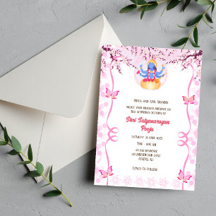 Shri Satyanarayan Pooja Hindu Einladung