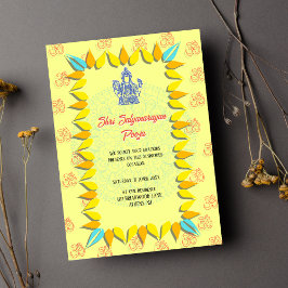 Shri Satyanarayan Pooja Indian Einladung