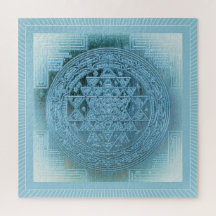 Shri Yantra Mandala: Vintages Aqua