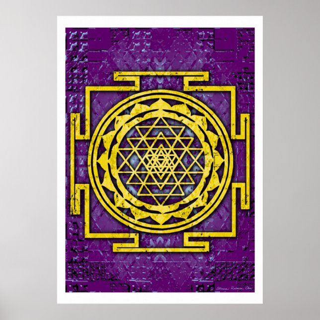Shri Yantra Poster (Vorne)