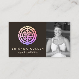 Shri Yantra, Shri Chakra Foto Business Card Visitenkarte