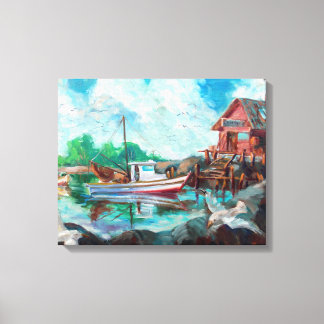 Shrimp Boat Leinwanddruck