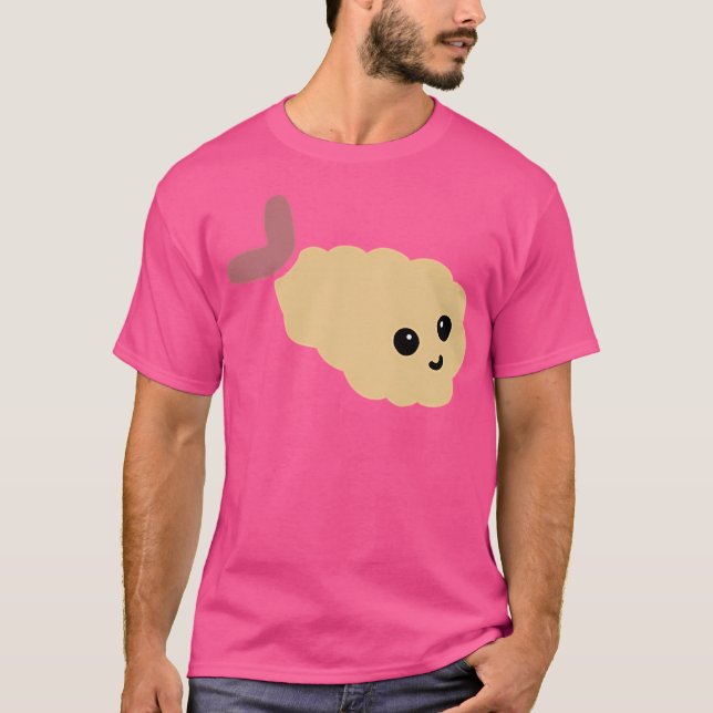 Shrimp Kawaii T-Shirt (Vorderseite)
