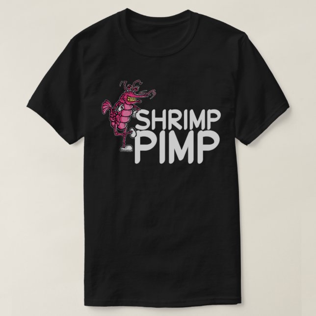 Shrimp Pimp Cherry Neocaridina Aquarium T-Shirt (Design vorne)