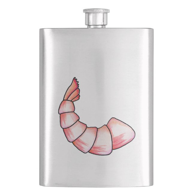 Shrimp-Schwanz Flachmann (Vorderseite)