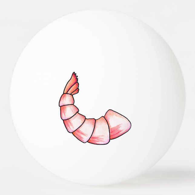 Shrimp-Schwanz Tischtennisball (Vorderseite)