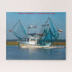 Shrimpenboot Mississippi. Jigsaw Puzzle