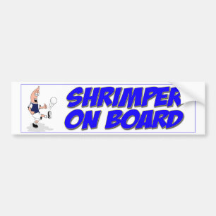 Shrimper-Sticker Autoaufkleber