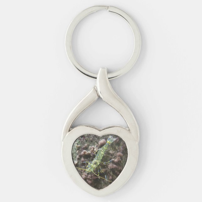 Shrimps Heart Keychain Schlüsselanhänger (Vorderseite)