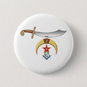 Shrine Mason Button