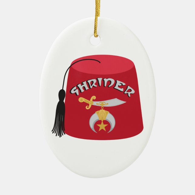 Shriner Keramikornament (Vorne)