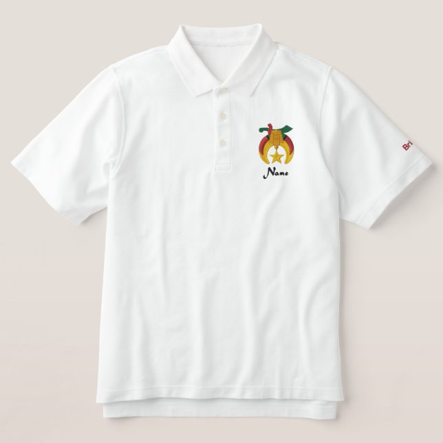 Shriner-Logo mit personalisiertem Namen (Design Vorderseite)