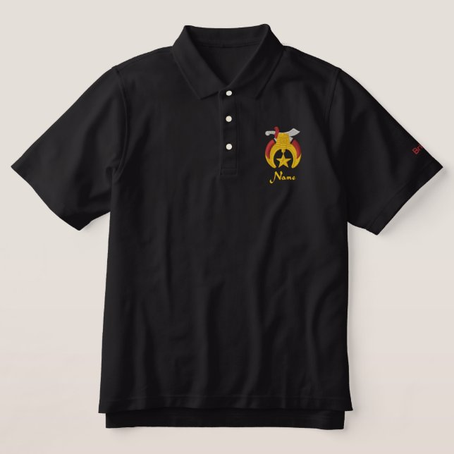 Shriner-Logo mit personalisiertem Namen (Design Vorderseite)