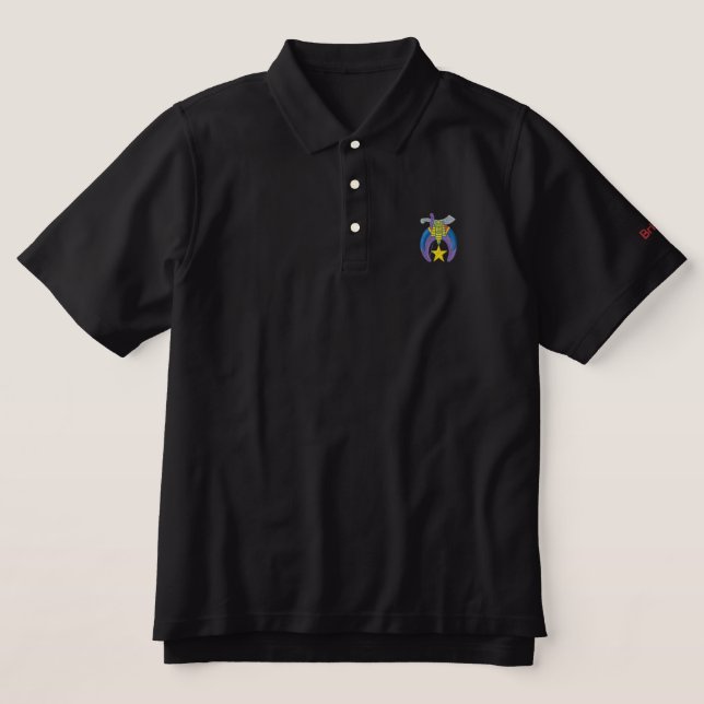Shriner-Logo mit personalisiertem Namen (Design Vorderseite)