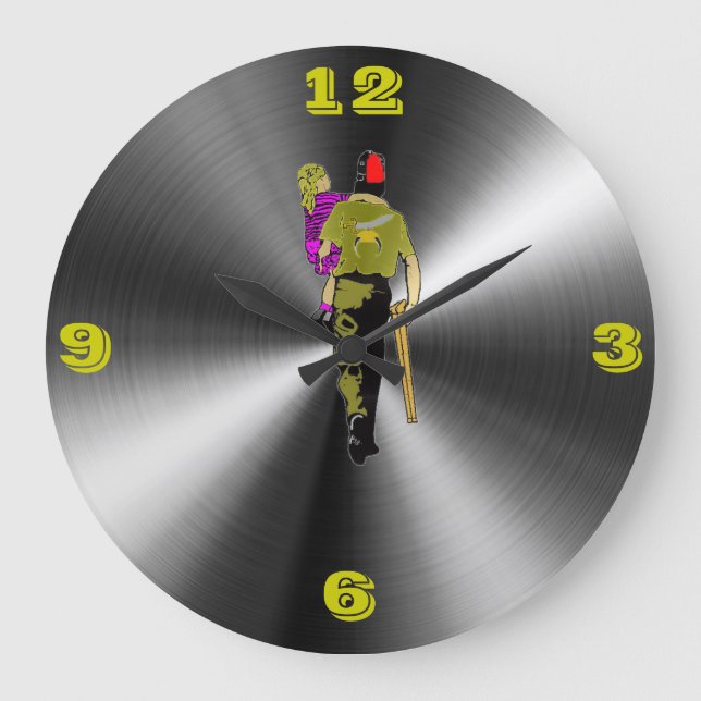 Shriner Zeit Große Wanduhr (Vorderseite)