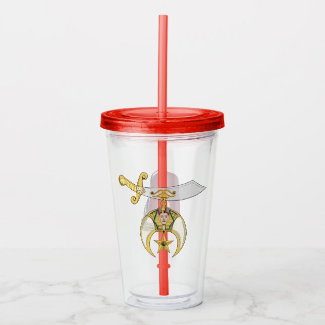 Shriners Acryltrinkbecher (Vorderseite)