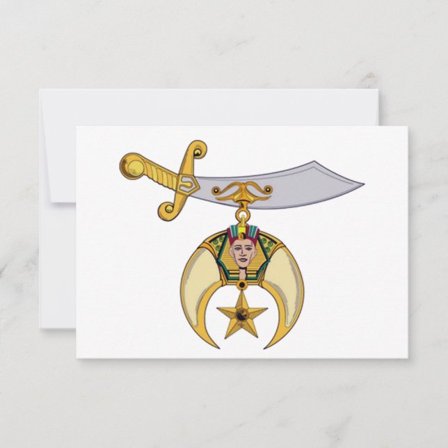 Shriners Ankündigung (Vorderseite)