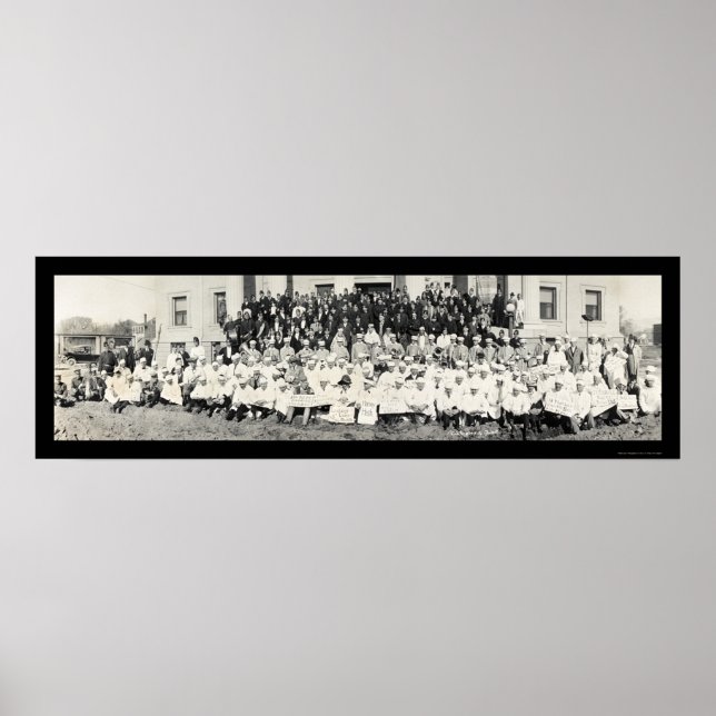 Shriners Ceremonial Foto 1920 Poster (Vorne)