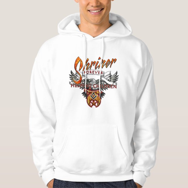 Shriners immer helfen Kindern. Hoodie (Vorderseite)
