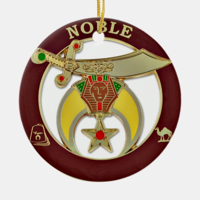 Shriners Keramik Ornament (Vorne)