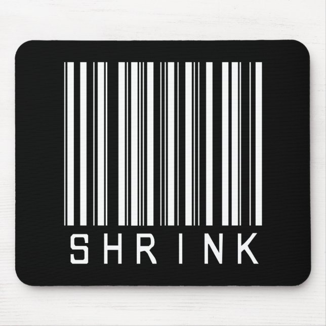 Shrink-Bar-Code Mousepad (Vorne)