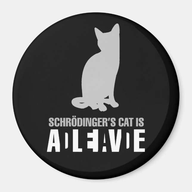 Shrodingers Cat Magnet (Vorne)