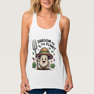 Shroom für den planetaren lustigen Pilzsaal-Bauer Tank Top