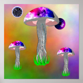 SHROOM SHIRT ZAZ, Zimmer mit Aussicht Poster