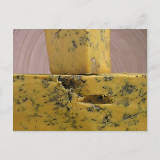 Shropshire Blue käse Postkarte (Vorderseite)