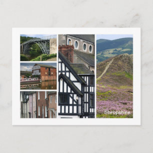 Shropshire Postkarte