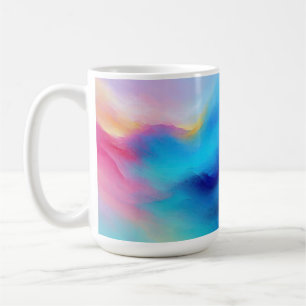 "Shroudglen" Pink und Blue Landscape Seascape. Kaffeetasse