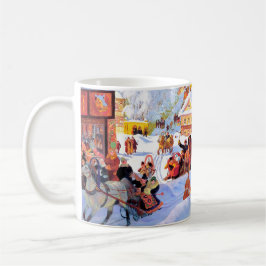 "Shrove-Tide". Russian Art Christmas Gift Kaffeetasse