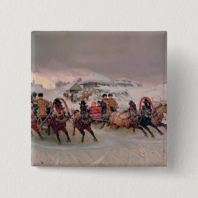 Shrovetide, 1889 button (Vorderseite)