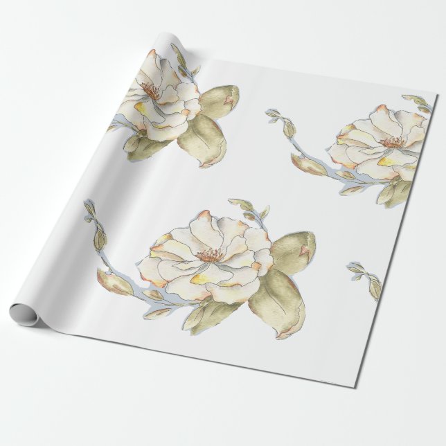Shrub-Rose\ Geschenkpapier (Ungerollt)
